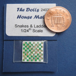 1/24th Scale Snakes & Ladders Board